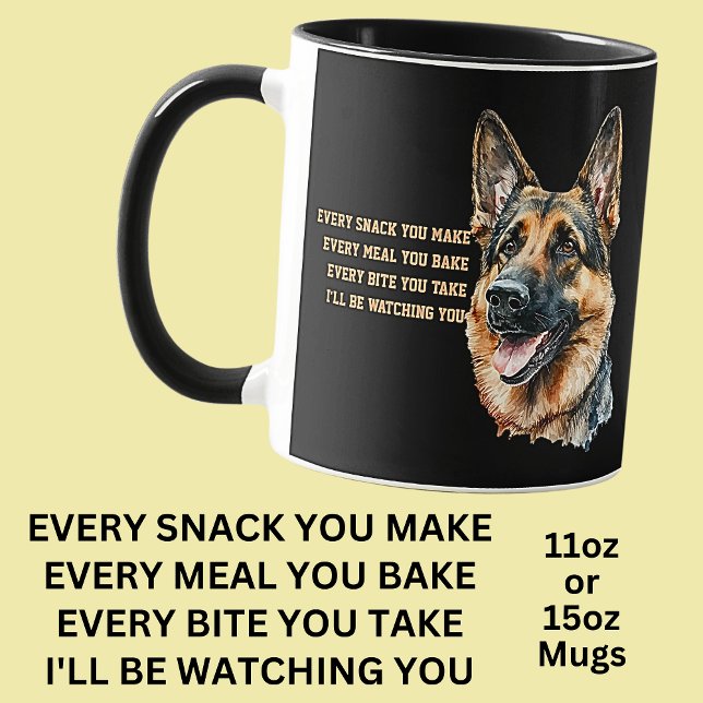 Add Name Change ALL Text, Every Snack Watching You Mug (Creator Uploaded)