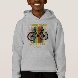 Add Name Change Text Bicycle Hoodie