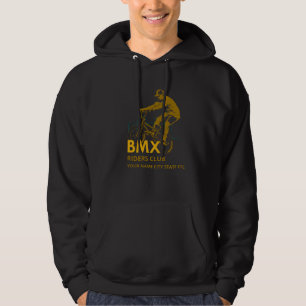 Add Name Change Text BMX Riders Club Urban City Hoodie