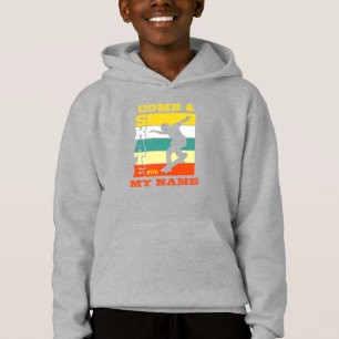 Add Name Change Text Come & Skate With My Name Hoodie