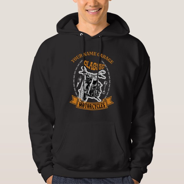 Add Name Change Top Text Line, Classic Motorcycles (Front)