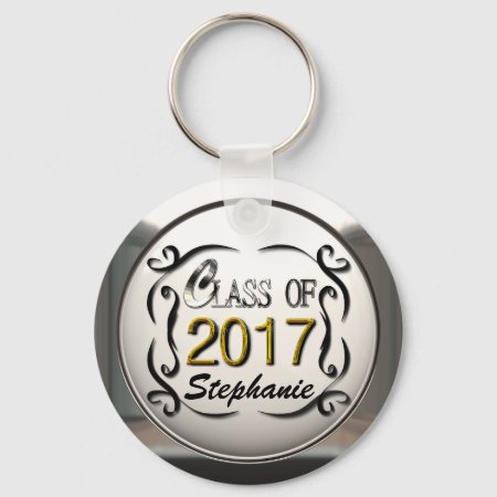 Add Name Class Of 2017 Graduation Keychain