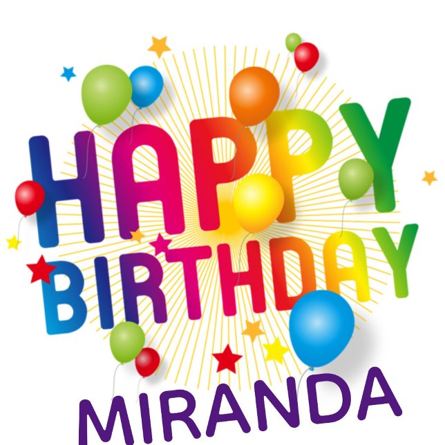 Add NAME Colorful Balloons Happy Birthday Gift Wrapping Paper (Creator Uploaded)