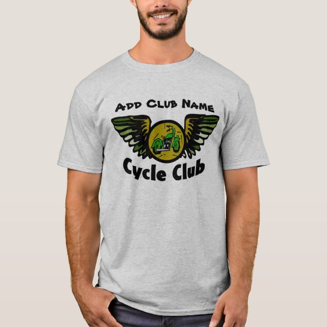 Add Name Cycle Club T-Shirt (Front)