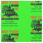 Add Name &amp; Details Get Your Spook On Halloween     Fabric