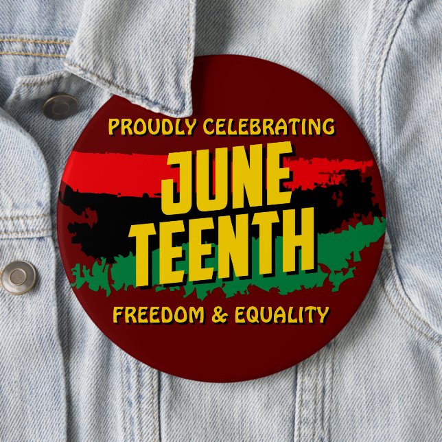 Add Name Edit Text Celebrating Juneteenth Freedom  Button (In Situ)