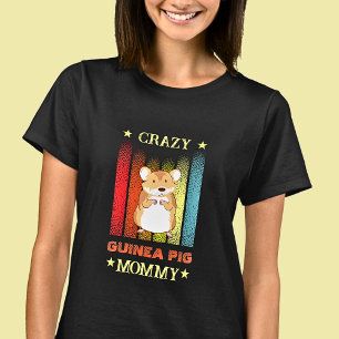Add Name Edit Text Crazy Guinea Pig Lady Mom       T-Shirt