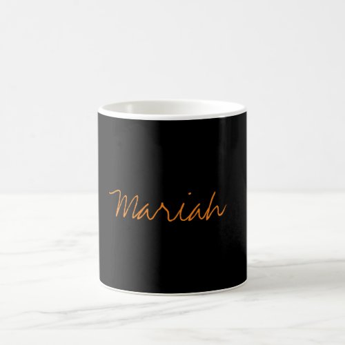 Add Name Elegant Creative Classical Handwriting Coffee Mug