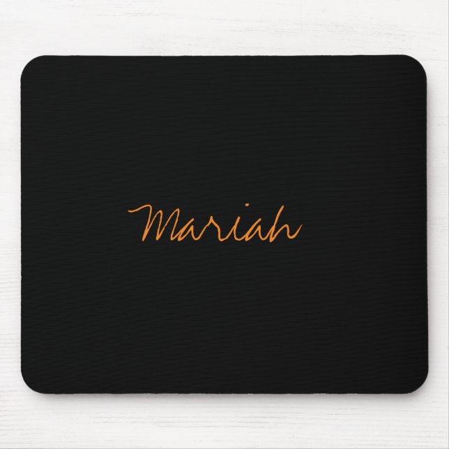 Add Name Elegant Creative Classical Handwriting Mouse Pad (Front)