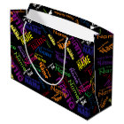 Add Name, Happy Birthday Large Gift Bag