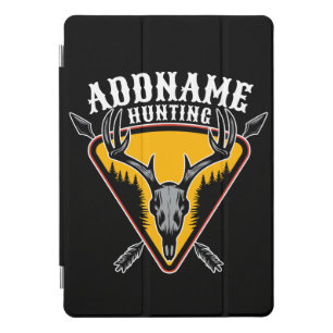 ADD NAME Hunter Elk Skull Big Antlers Deer Hunting iPad Pro Cover