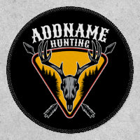 ADD NAME Hunter Elk Skull Big Antlers Deer Hunting