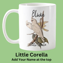 Add Name Little Corella Australian Bird Animal