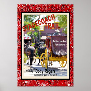 Add Name Make Your Own Vintage Western Movie Poster