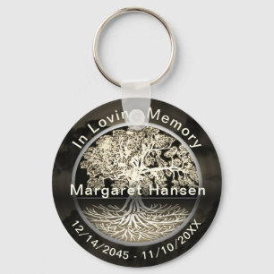 Add Name   Memorial Keychain