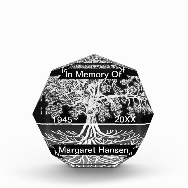Add Name | Memorial | Tree of Life Award (Front)