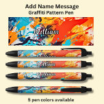 Add Name, Message, on Graffiti Paint Pattern Pen<br><div class="desc">Add the Name,   or other message you want on this pen - Change to your own details. See my store for lots more great Pens</div>
