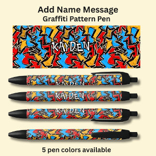 Add Name Message, on Graffiti Pattern Pen