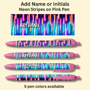 Add Name, on Neon Rain Pen