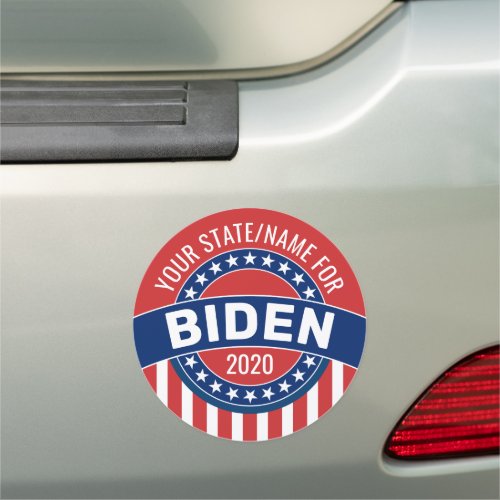 Add Name or State _ Joe Biden CAN CHANGE YEAR Car Magnet
