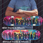 Add Name, Paint Drip Graffiti  Skateboard<br><div class="desc">Add Name or any Text,    Paint Drip Graffiti Skateboard,  - see my store for lots more great designs.</div>