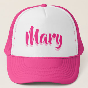 Add Name. Personalize Trucker Hat