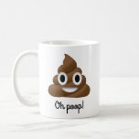 Add Name Personalized Oh Poop Coffee Mug at Zazzle