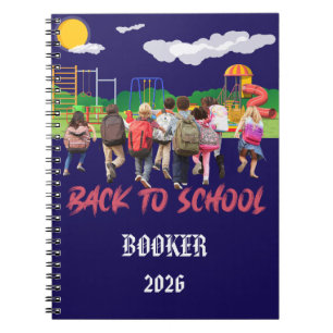 Add Name Photo Back-To-School Notebook