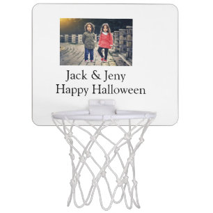 add name photo text Halloween kids girl boy Mini Basketball Hoop
