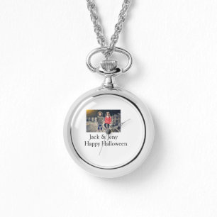 add name photo text Halloween kids girl boy Watch