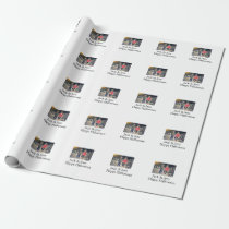 add name photo text Halloween kids girl boy Wrapping Paper
