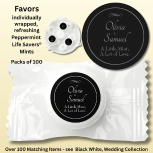 Add Name & Phrase, Black White, Life Saver® Mints