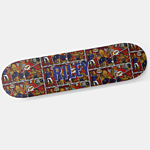 LV Super Red Skate Deck 87x22 cm - Josh Mahaby Pop Art