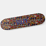 Add Name Pop Art Comic Book Gym Life  Brown Blue S Skateboard<br><div class="desc">Add any name or initials you want on this great design - See my store for lots more personalized skateboard designs and Skateboard T-Shirts,  Hoodies,  Backpacks,  Blankets and more.</div>