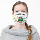 Add Name Preschool Teacher Mask (Worn)