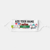 Add Name Preschool Teacher Mask (Front, Folded)