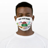 Add Name Preschool Teacher Mask (Worn)