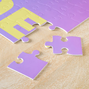 Add Name Puzzle with Gift Box, 30 Oversized Piece