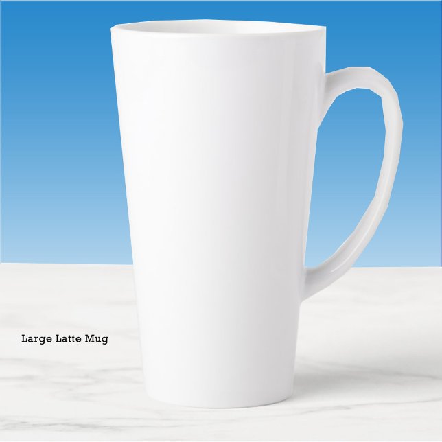 Add Name, Quote, Picture, Artwork, ZGYC Latte Mug (Creator Uploaded)