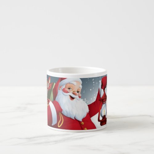Add Name Santa with Toys Classic SMALL Cup