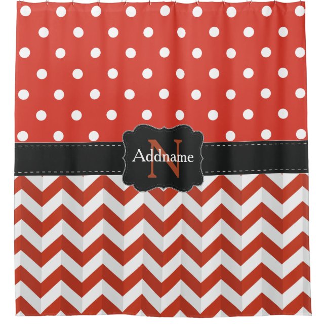 Add name shower curtain (Front)