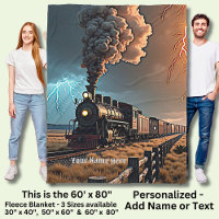 Add Name Steam Train Engine in a Storm