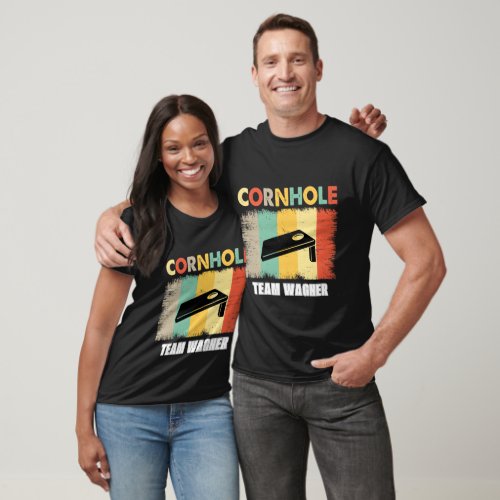 add name team cornhole  T_Shirt