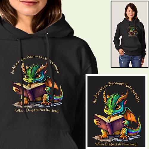 Add Name Text Adventure Unforgettable Dragons Hoodie