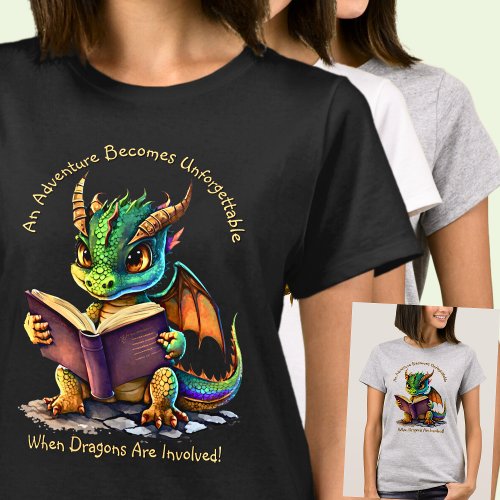 Add Name Text Adventure Unforgettable Dragons T_Shirt