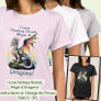 Add Name Text, Love Fantasy Novels Magic Dragons!  T-Shirt