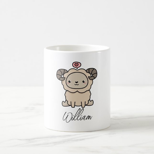 Add Name to Sheep - Gift For Sheep Lover Coffee Mug (Center)