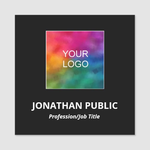 Add Name Upload Your Business Company Logo Here Name Tag