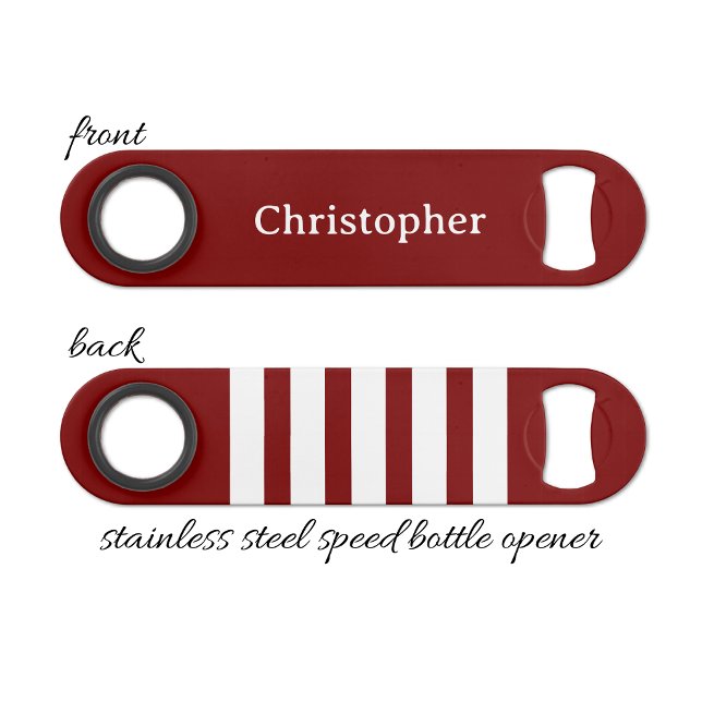 Add name white and burgundy bar key (Creator Uploaded)