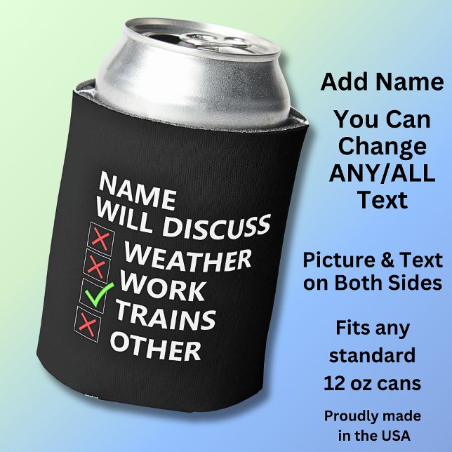 Add Name Will Discuss - Trains Steam Diesel Model  Can Cooler (Creator Uploaded)